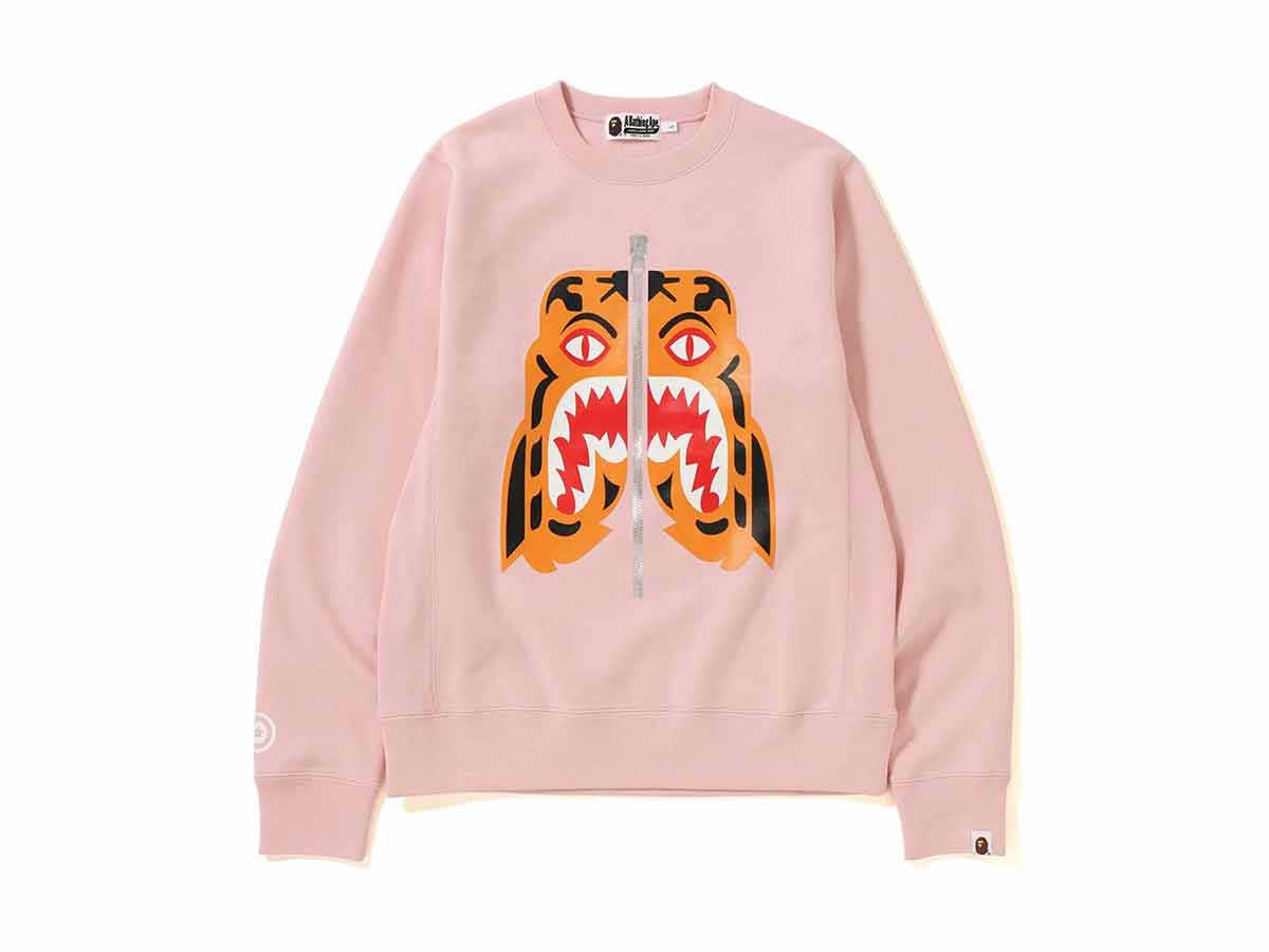 BAPE Tiger Heavy Weight Crewneck Authentic Bape Tiger Heavy Weight 