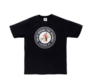 Buy Bape x Disney Ralph Break The Internet Tee Black at Sasom – Authentic and Ready to Ship