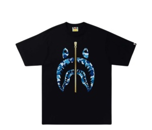 Buy Bape ABC Camo Shark Tee Black Blue at Sasom – Authentic and Ready to Ship