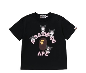 Buy Bape x Sanrio Characters Kuromi College Mini Tee Black (Women's) at Sasom – Authentic and Ready to Ship