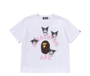 Buy Bape x Sanrio Characters Kuromi College Mini Tee White (Women's) at Sasom – Authentic and Ready to Ship