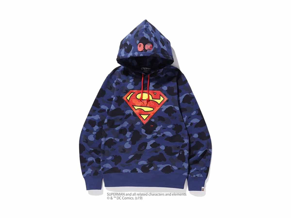 Bape superman clearance hoodie