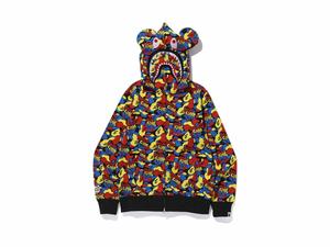 Buy BAPE x Medicom Toy Camo Bear Shark Full Zip Hoodie Multi at Sasom – Authentic and Ready to Ship