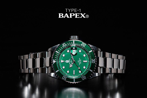 A BATHING APE BAPEX TYPE 1 - 腕時計(アナログ)