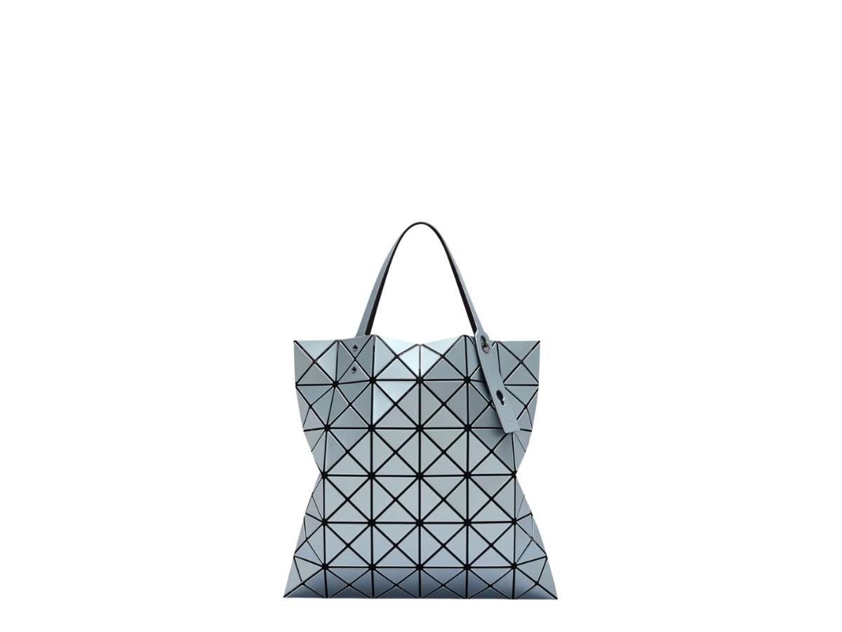 Bao Bao Issey Miyake Lucent Metallic Tote Light Blue