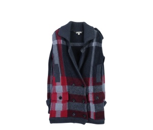 Buy Burberry Coat Black Red at Sasom – Authentic and Ready to Ship