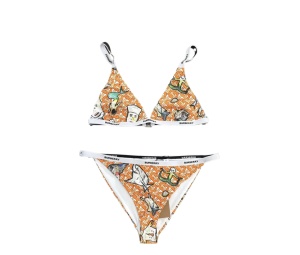 Buy Burberry Two Piece Swimsuit Brown at Sasom – Authentic and Ready to Ship