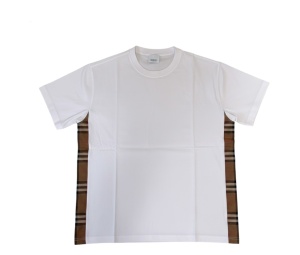 Buy Burberry Check Sleeve T-Shirt White at Sasom – Authentic and Ready to Ship
