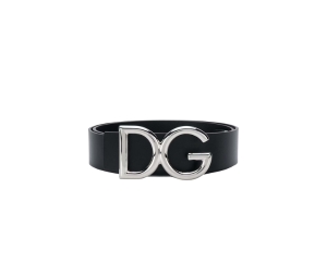 Buy Dolce & Gabbana DG Logo Buckle Belt Black at Sasom – Authentic and Ready to Ship