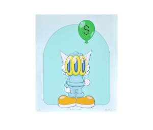 Buy Benzilla The Ballooon Green 2023 (painting) at Sasom – Authentic and Ready to Ship