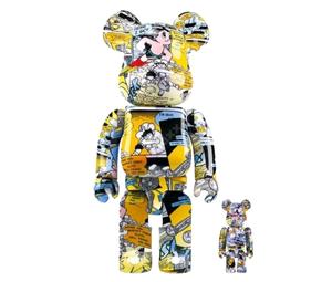 BE@RBRICK Astro Boy Manga Camouflage (Color Version) 400% + 100%