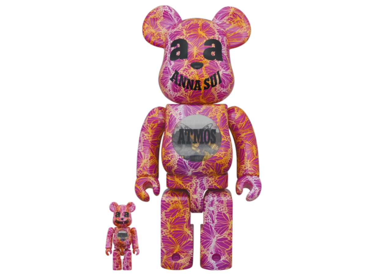 SASOM | collectibles BE@RBRICK Atmos × Anna Sui 100％ + 400