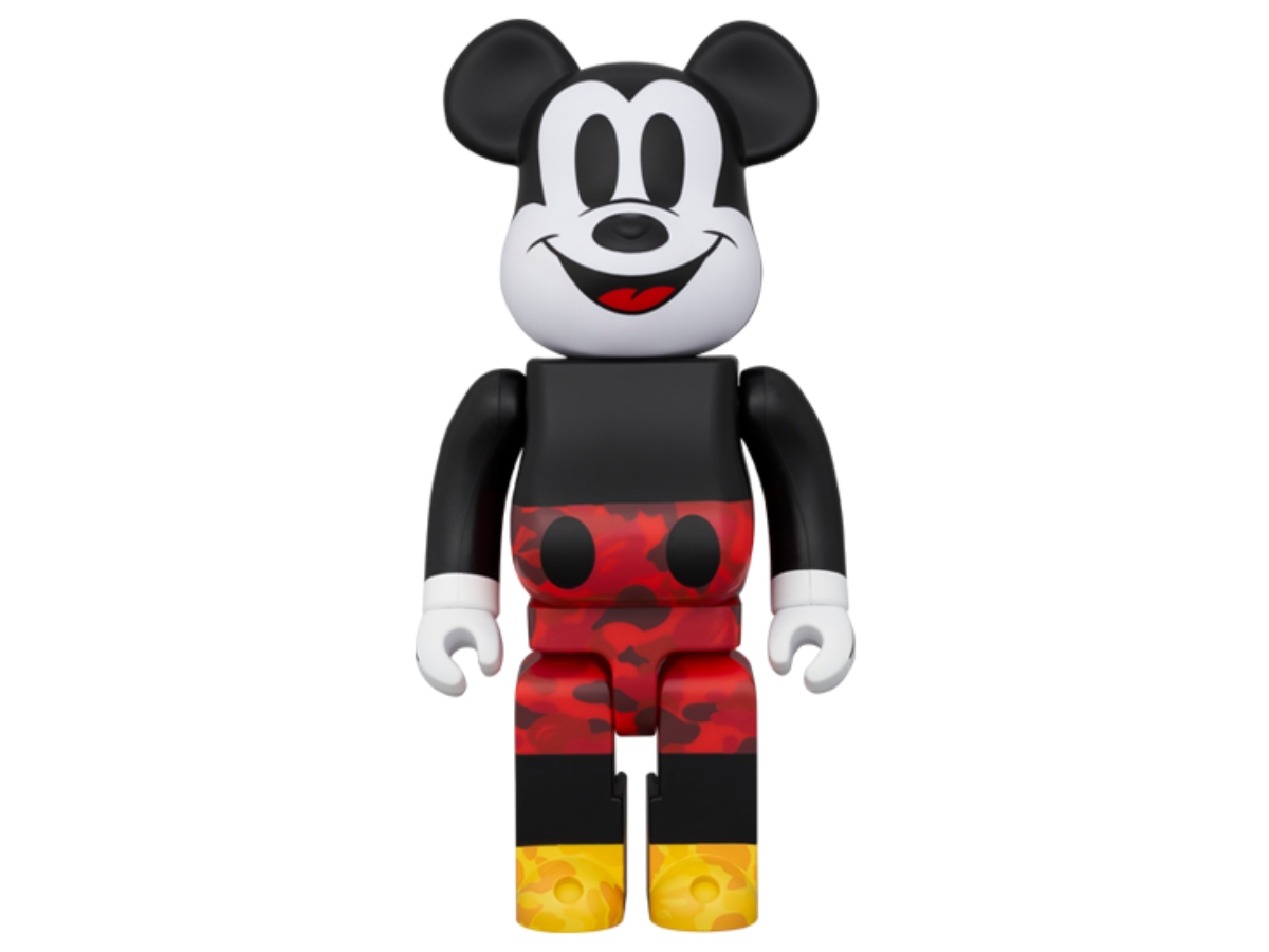 その他 MEDICOM TOY - BE@RBRICK BAPE MICKEY MONOTONE 100% 400% Medicom Toy BE@RBRICK BAPE(R) MICKEY MOUSE MONOTONE Ver. 100