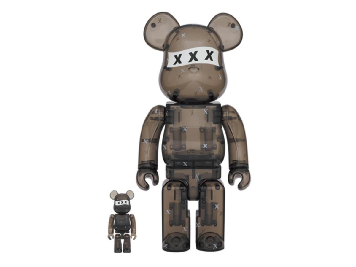 BE@RBRICK God Selection XXX Black Clear 400% + 100% | ของแท้