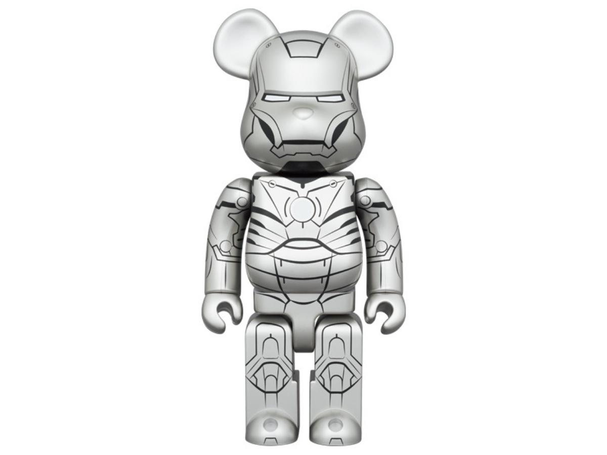 BE@RBRICK IRON MAN MARK II 100％ u0026 400％-