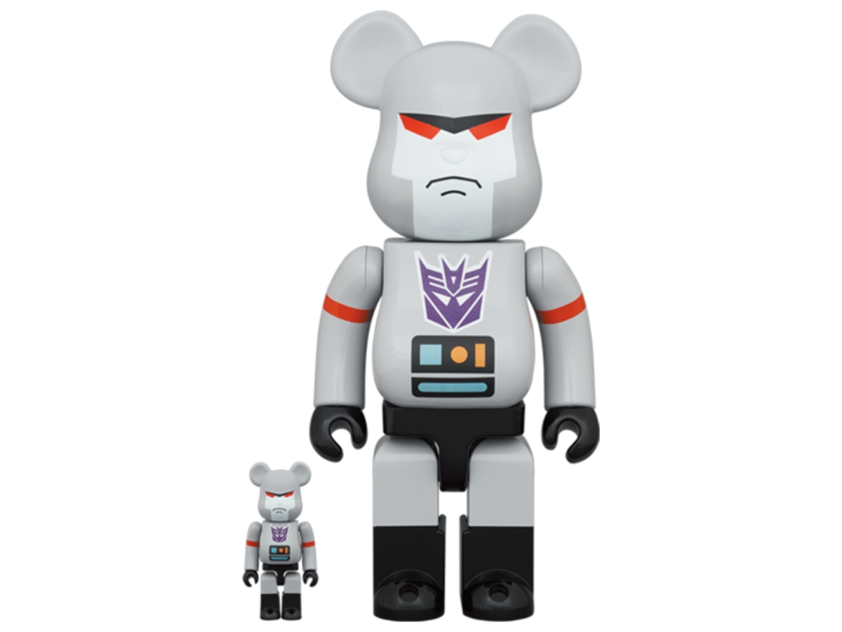 MEDICOM TOY - 2個 BE@RBRICK MEGATRON 100％ &amp; 400％ MEDICOM TOY - 2set BE@RBRICK MEGATRON 100％ & 400％ MEDICOM