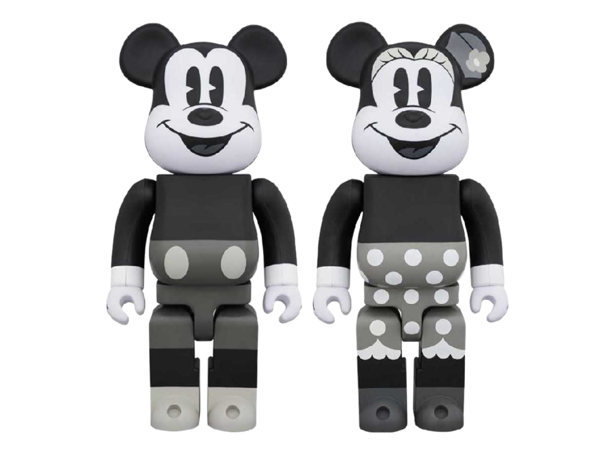 SASOM | collectibles BE@RBRICK Mickey Mouse & Minnie Mouse Black