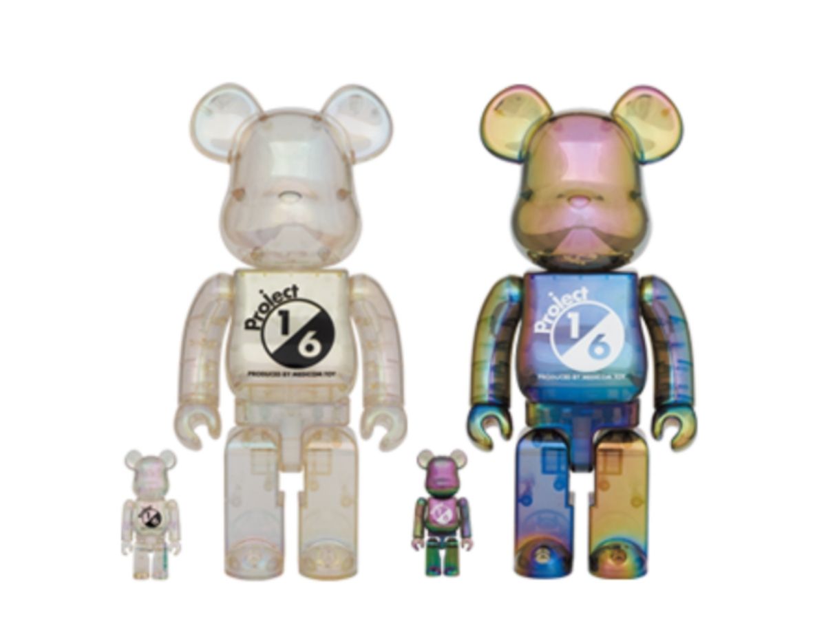 BE@RBRICK ChoroQ 1/6 スモーキーブラッククリア BE@RBRICK Project 1/6 CLEAR CHROME Ver.／BLACK CLEAR CHROME