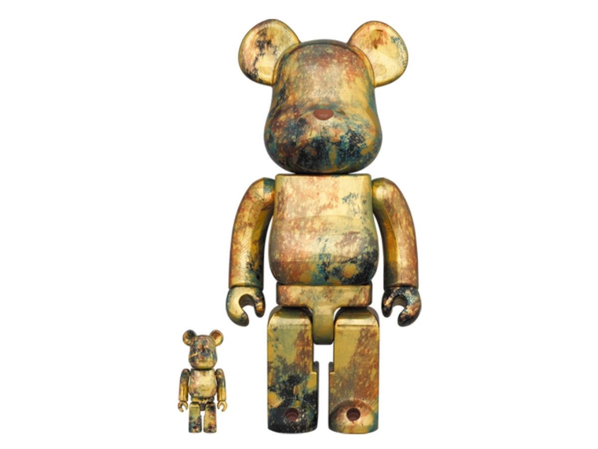 MEDICOM TOY - BE@RBRICK × PUSHEAD  GOLD 100% &amp; 400% Be@rbrick Pushead #4 100% and 400% Collectible Set