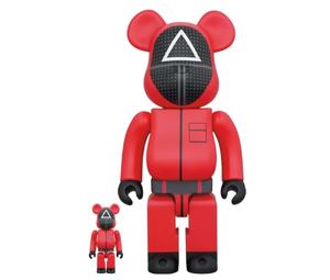 Buy BE@RBRICK Squid Game Guard △ 400% + 100% at Sasom – Authentic and Ready to Ship
