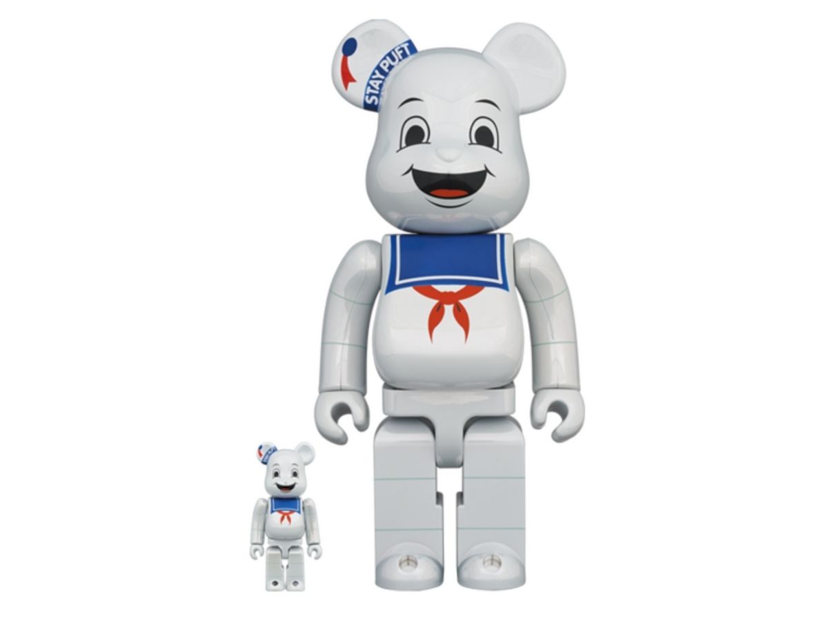 SASOM ของสะสม BERBRICK Stay Puft Marshmallow Man White Chrome Ver