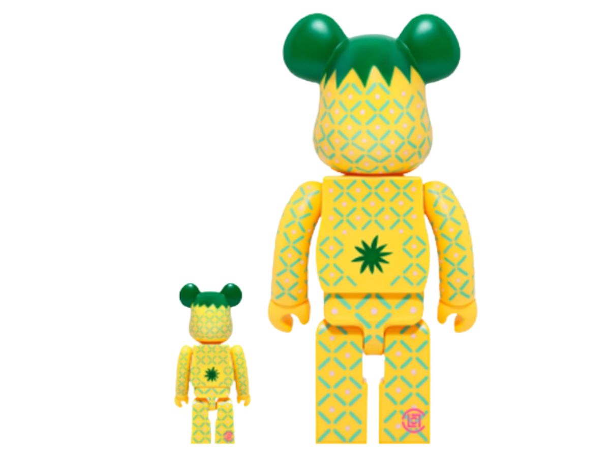 BE@RBRICK Summer Fruits Pink Pineapple 400% + 100% | SASOM