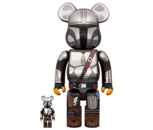 Buy BE@RBRICK The Mandalorian Chrome Ver. 100％ & 400％ at Sasom – Authentic and Ready to Ship