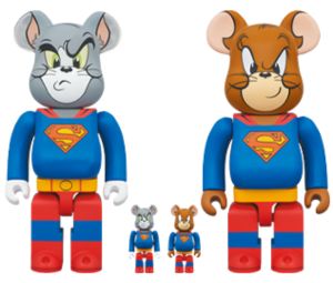 BE@RBRICK Tom And Jerry As Superman 100％ & 400％