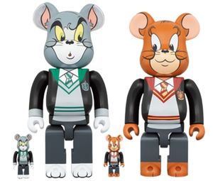 BE@RBRICK Tom And Jerry In Hogwarts House Robes 400% + 100%