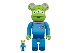 Buy BE@RBRICK Toy Story Alien Set 400% + 100% at Sasom – Authentic and Ready to Ship