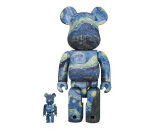 Buy BE@RBRICK Vincent Van Gogh The Starry Night 400% + 100% at Sasom – Authentic and Ready to Ship
