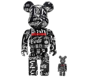 SASOM | collectibles BE@RBRICK x Atmos x Coca Cola 2022 400% + 100