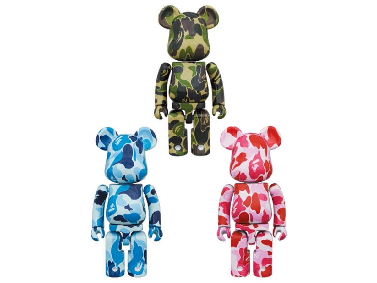 BE@RBRICK BAPE(R) ABC CAMO SHARK 2色セットです