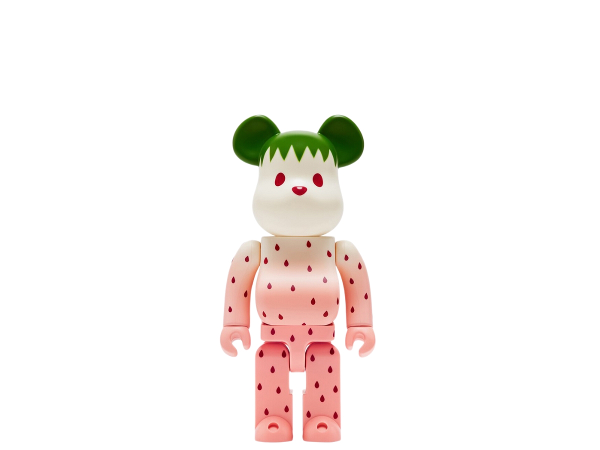 BE@RBRICK x CLOT Summer Fruits Snow Strawberry & Yellow Watermelon 400%