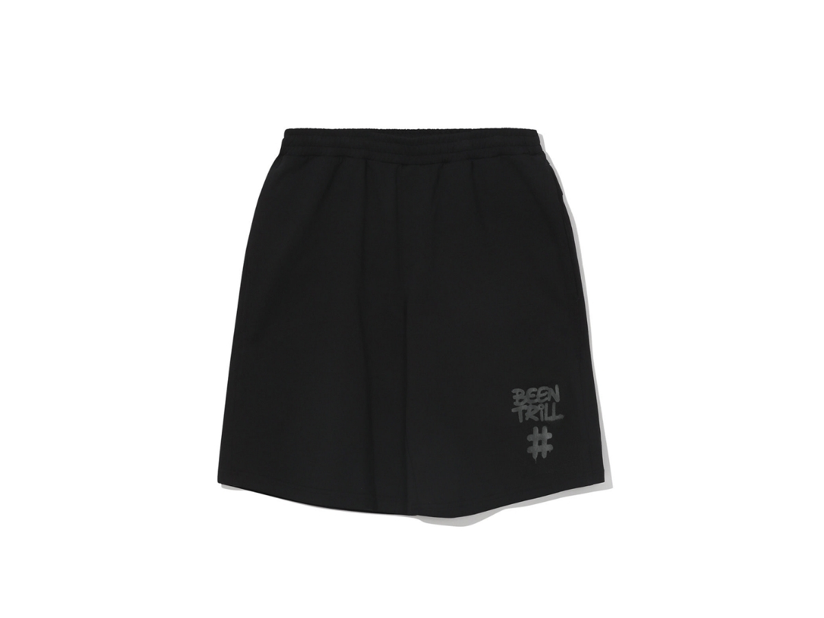 BEENTRILL■Lemon Mini Wide Fit Shorts ■送料込 Buy Beentrill Lemon Mini Wide Fit Shorts Black | SASOM