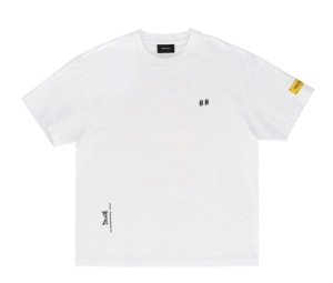 Buy Beentrill Taping Hashtag Overfit Short Sleeve T-shirt Off White at Sasom – Authentic and Ready to Ship