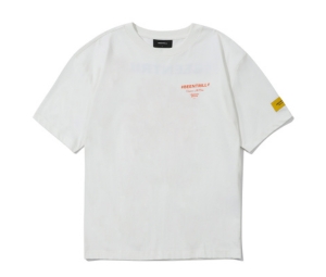 [BEENTRILL]★CHARACTER OVERFIT SHORT SLEEVE T-SHIRT Beentrill Women's Taping Hashtag Comfort Fit Short Sleeve T