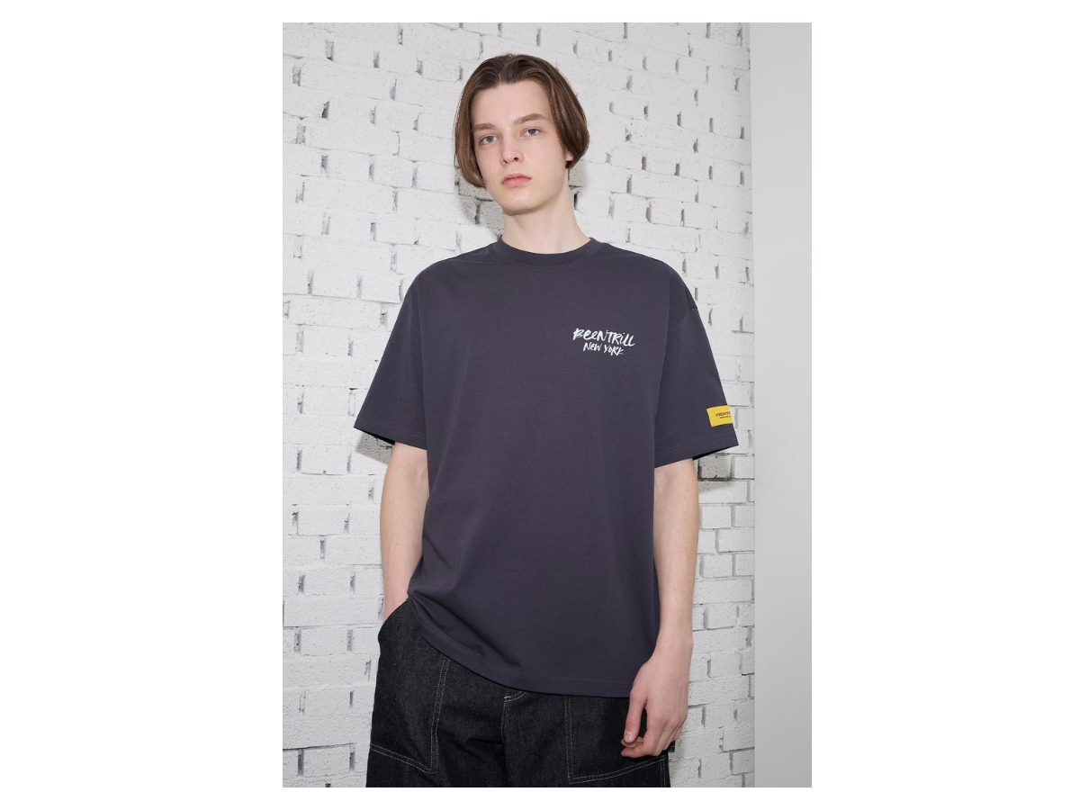 Beentrill Water Painting Hashtag Overfit Short Sleeve T