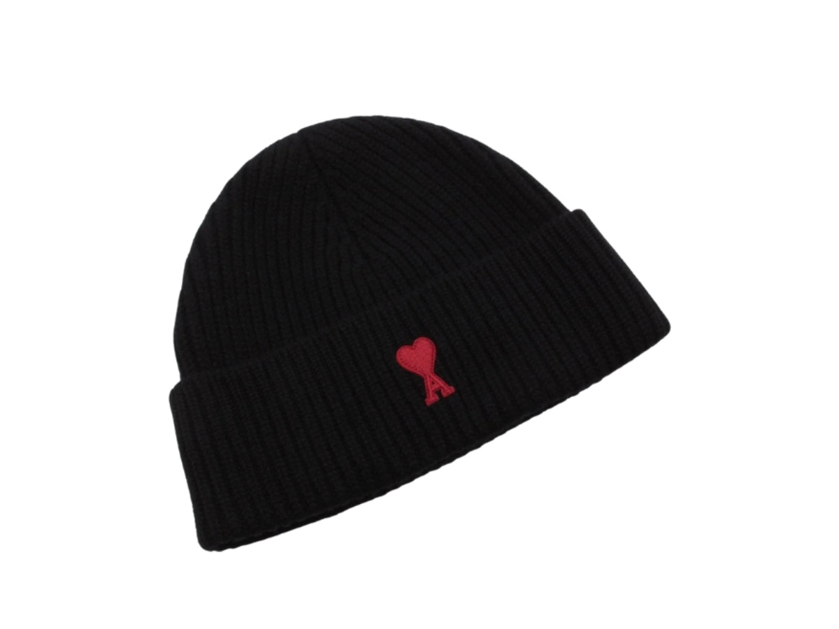 https://d2cva83hdk3bwc.cloudfront.net/bfuha116-018-009-ami-paris-knit-beanie-black-red-1.jpg