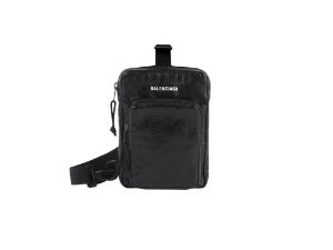 Buy Black Leather Crossbody Expolrer Bag at Sasom – Authentic and Ready to Ship
