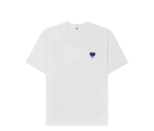 Ader Error Twin Heart Small Logo T-Shirt Off White
