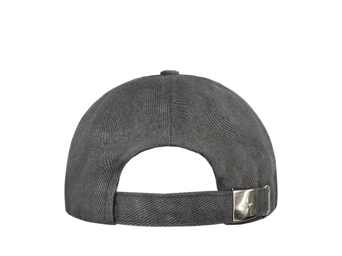 https://d2cva83hdk3bwc.cloudfront.net/blur-curved-logo-damaged-denim-cap-grey-2.jpg