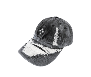 Buy BLR Grunge Denim Cap Black White at Sasom – Authentic and Ready to Ship
