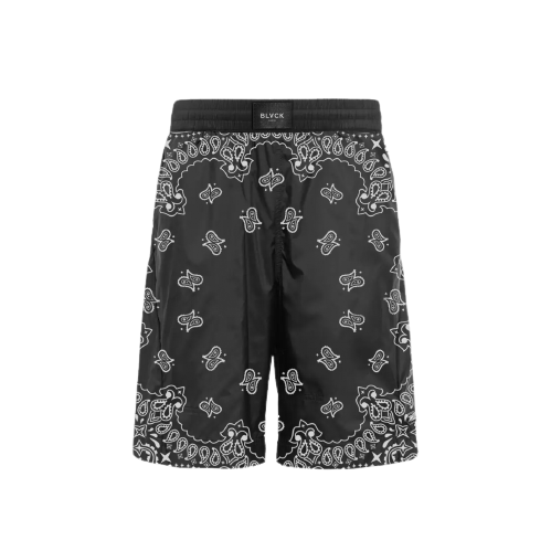 Black Ssense Exclusive Bandana Shorts