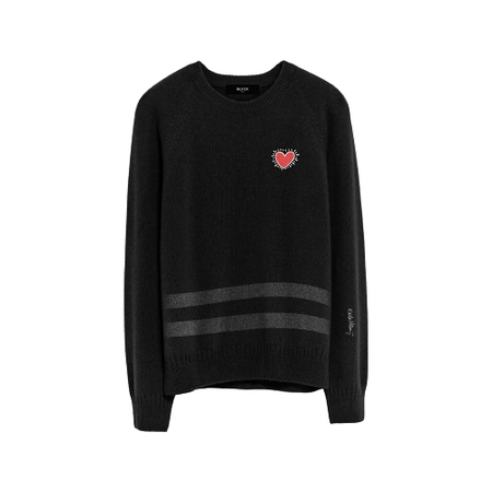 Blvck x Keith Haring' Heart Sweater