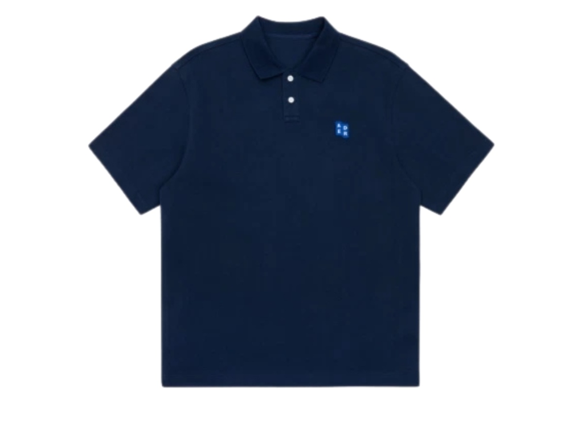 【ADER ERROR】 Sig; TRS Tag polo t-shirt 01 Ader Error Sig; TRS Tag Polo T-Shirt 01 Navy | ของแท้