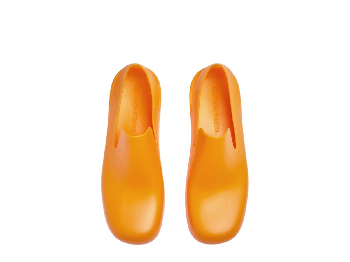 Bottega Veneta Puddle In Biodegradable Rubber Tangerine