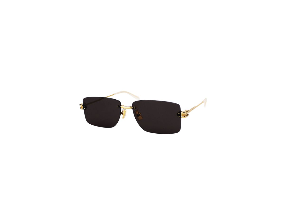 Bottega Veneta BV1126S Sunglasses in Black Gold Pre-owned Bottega Veneta Bolt Bv1126s Gold Black Unisex  main image 3