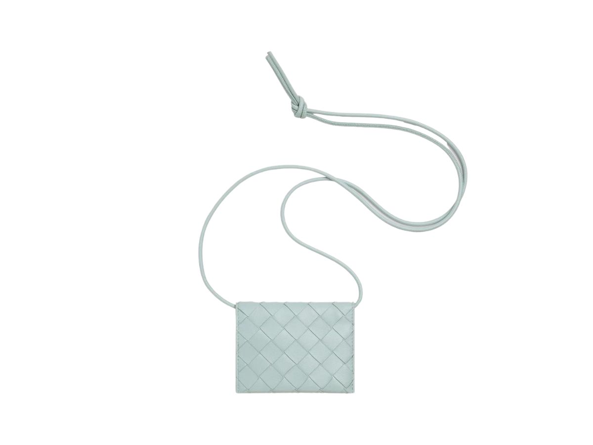 ●BOTTEGAVENETA ●ボッテガヴェネタ Card Case On Strap Bottega Veneta Leather card case strap for Women - Black in