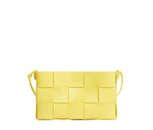 Buy Bottega Veneta Cassette Pouch On Strap In Calfskin With Gold Finish Hardware Sherbert at Sasom – Authentic and Ready to Ship